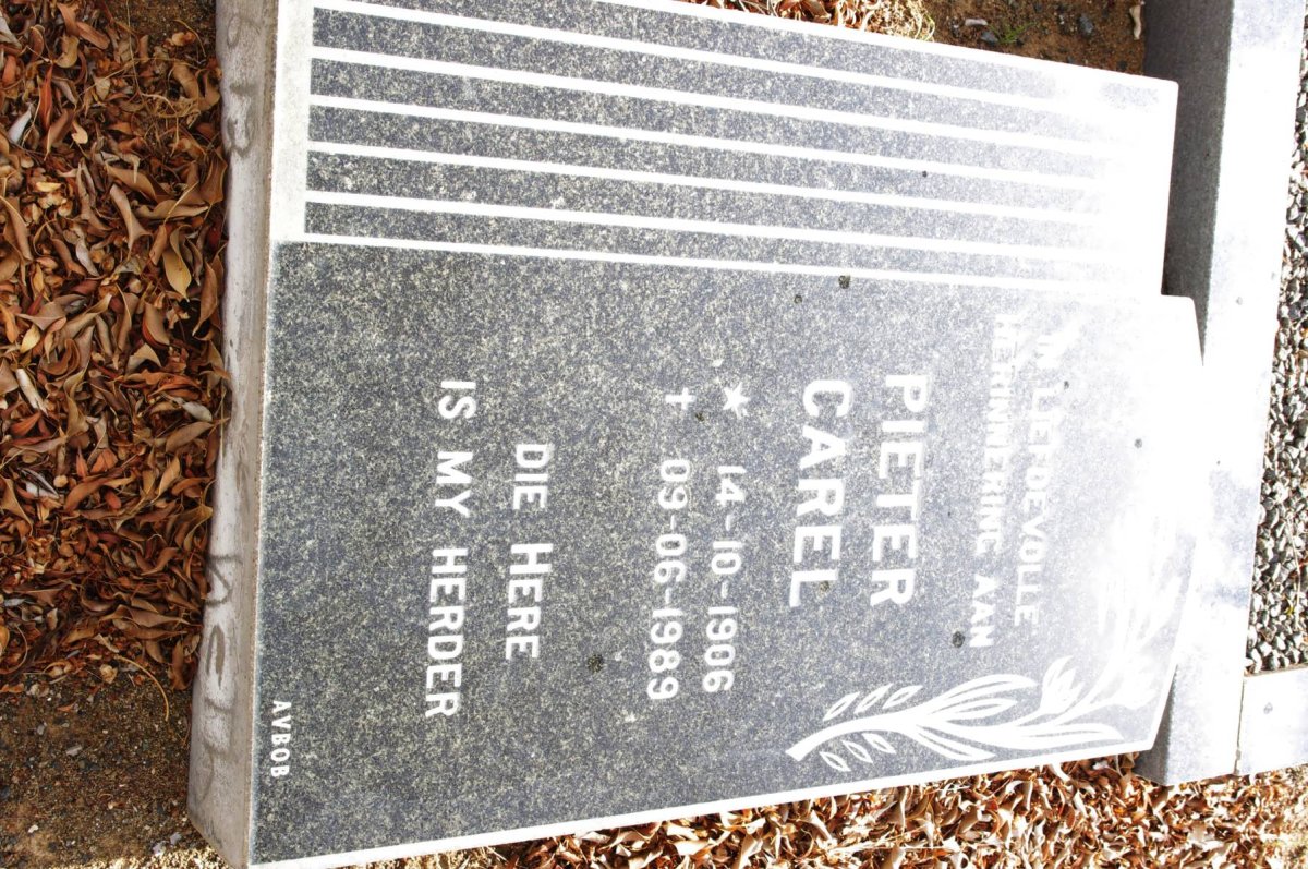 MOLLER Pieter Carel 1906-1989