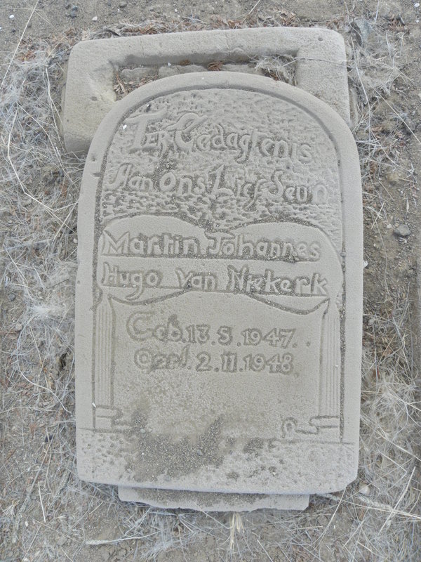 NIEKERK Martin Johannes Hugo, van 1947-1948