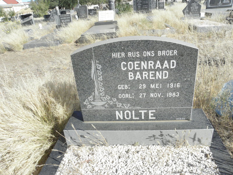 NOLTE Coenraad Barend 1916-1983