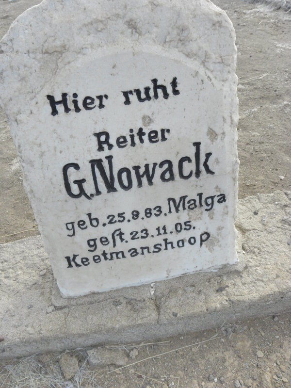 NOWACK G. 1883-1905