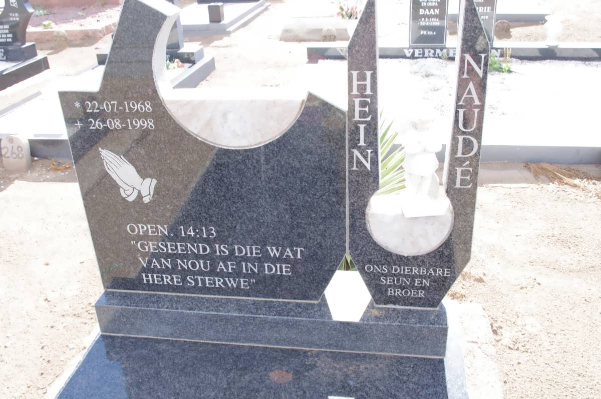 NAUDE Hein 1968-1998