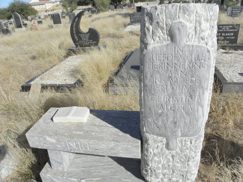 NEL Christina Aletta 1912-1985