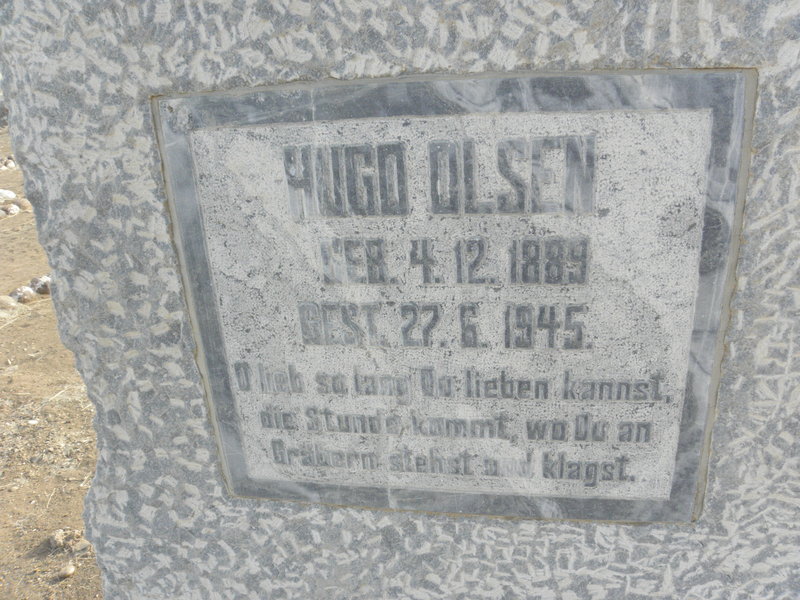 OLSEN Hugo 1889-1945