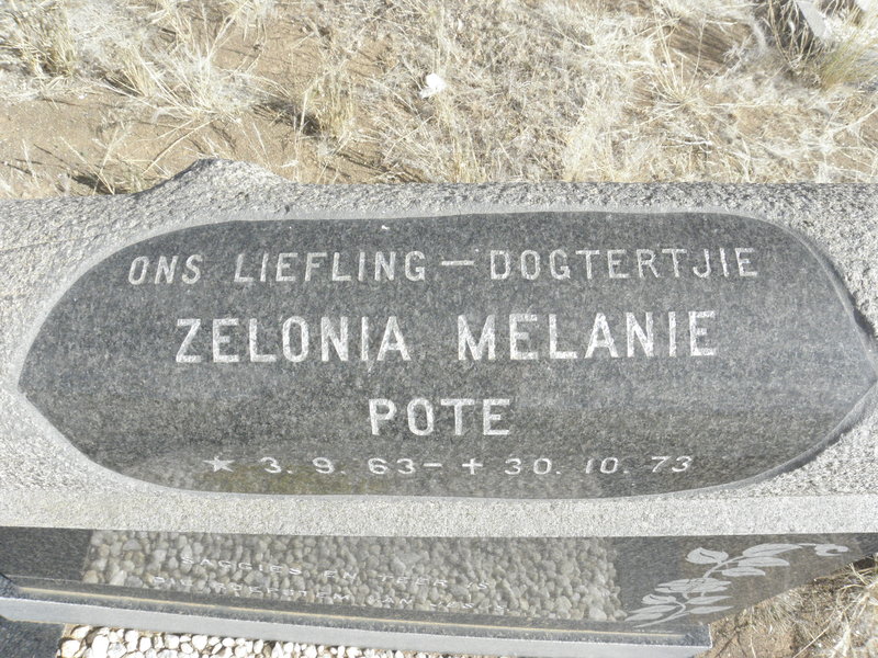 POTE Zelonia Melanie 1963-1973