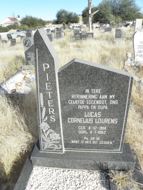 PIETERSE Lucas Cornelius Lourens 1914-1982