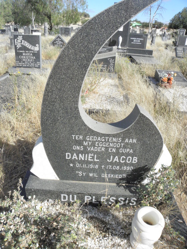 PLESSIS Daniel Jacob, du 1918-1990