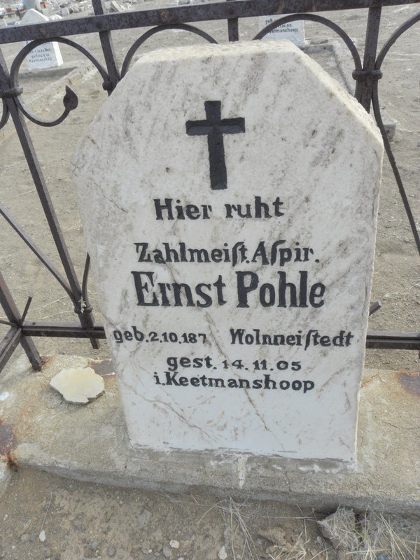 POHLE Ernst 1887-1905