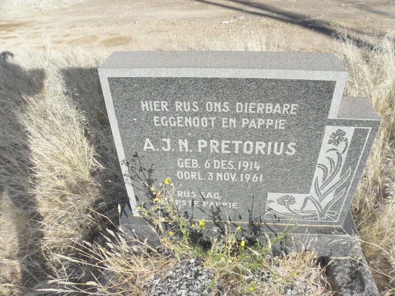 PRETORIUS A.J.N. 1914-1961