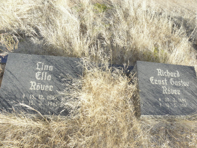 RÖVER Richard Ernst Gustav 1890-1961 &amp; Lina Ella 1885-1961