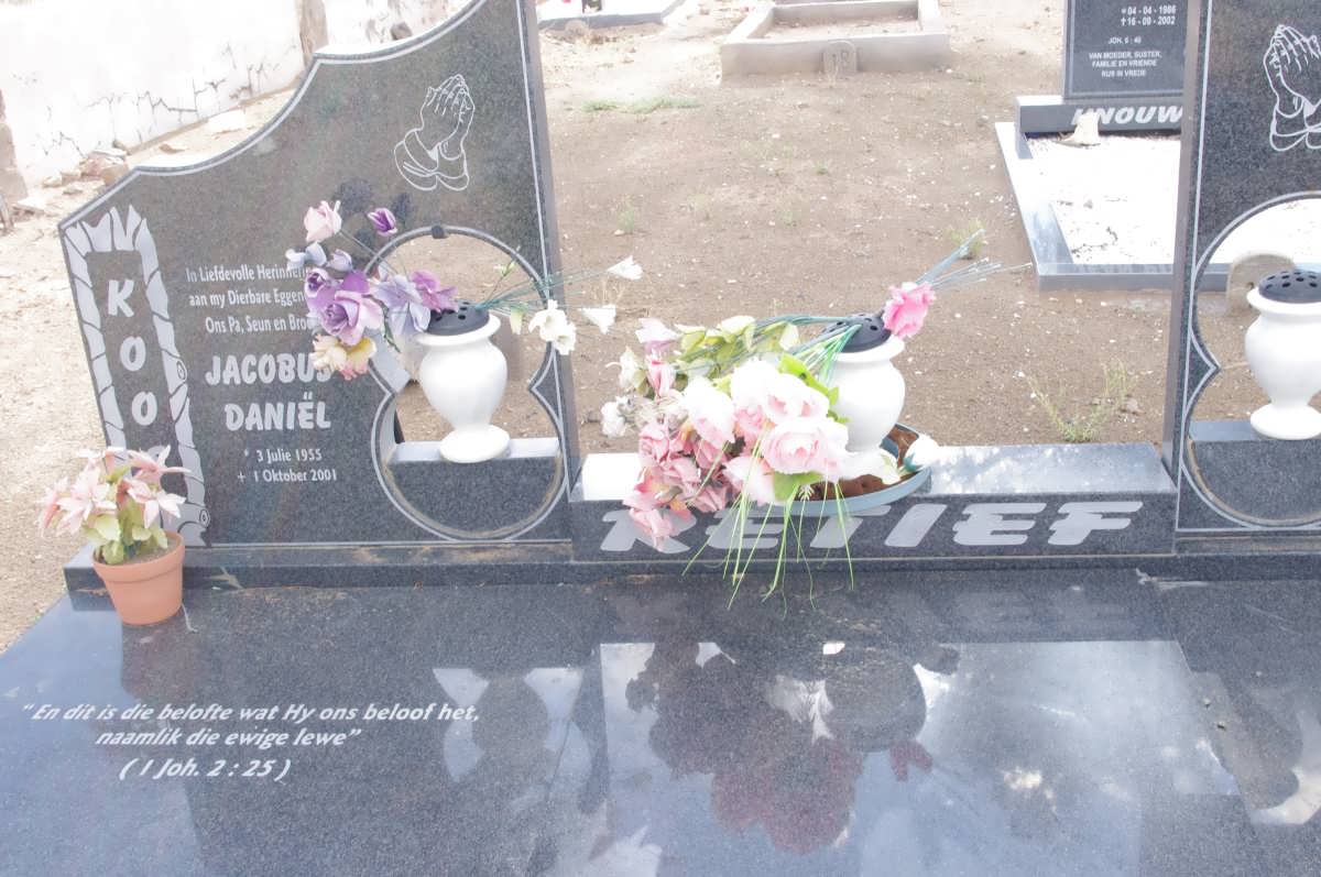 RETIEF Jacobus Daniel 1955-2001