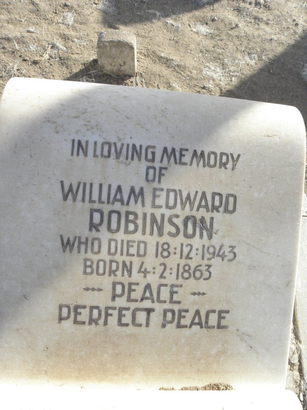 ROBINSON William Edward 1863-1943