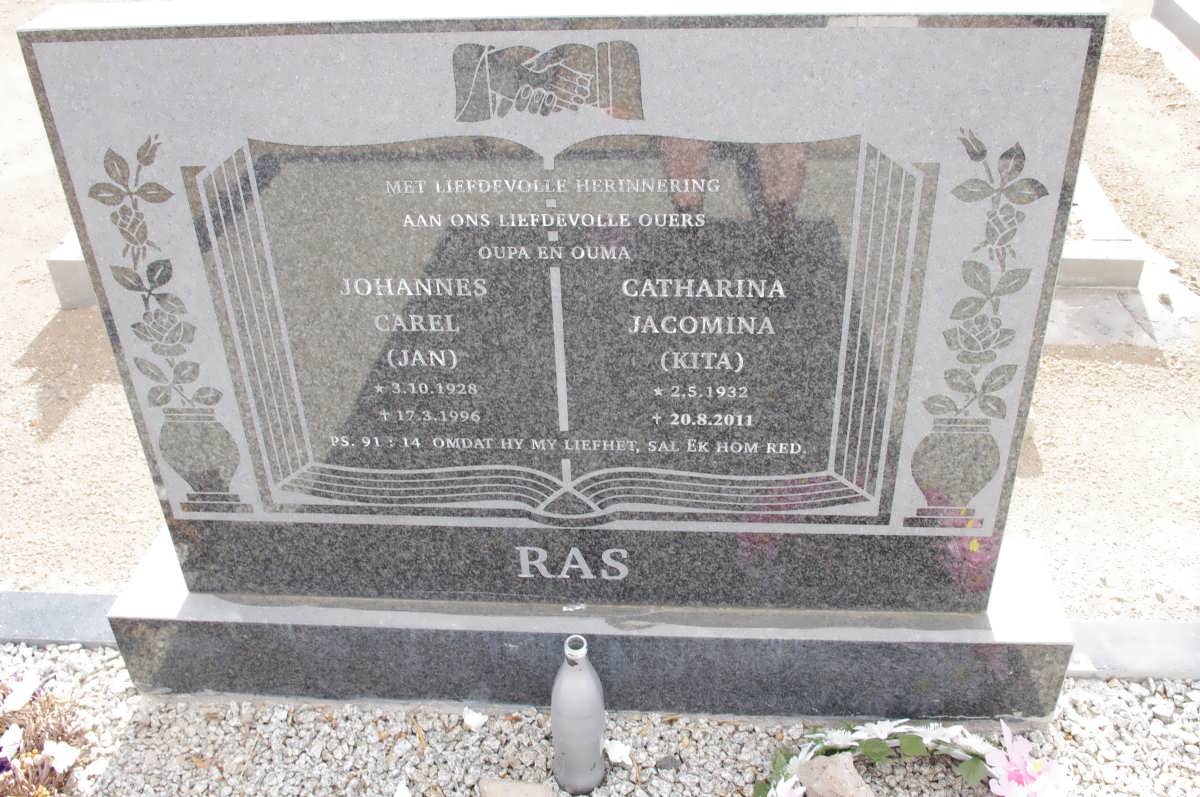 RAS Johannes Carel 1928-1996 &amp; Catharina Jacomina 1932-2011