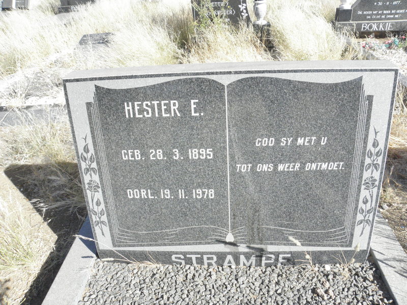 STRAMPF Hester E. 1895-1978