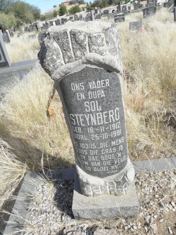 STEYNBERG Sol 1912-1981