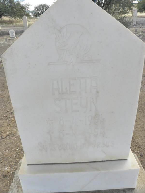 STEYN Aletta 1954-1954