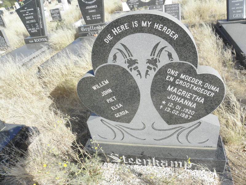 STEENKAMP Magrietha Johanna 1920-1987