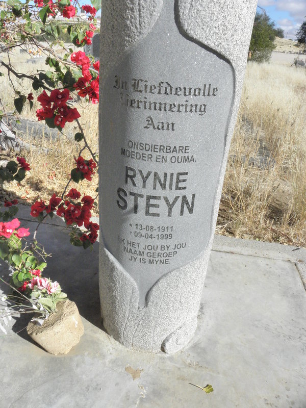 STEYN Rynie 1911-1999