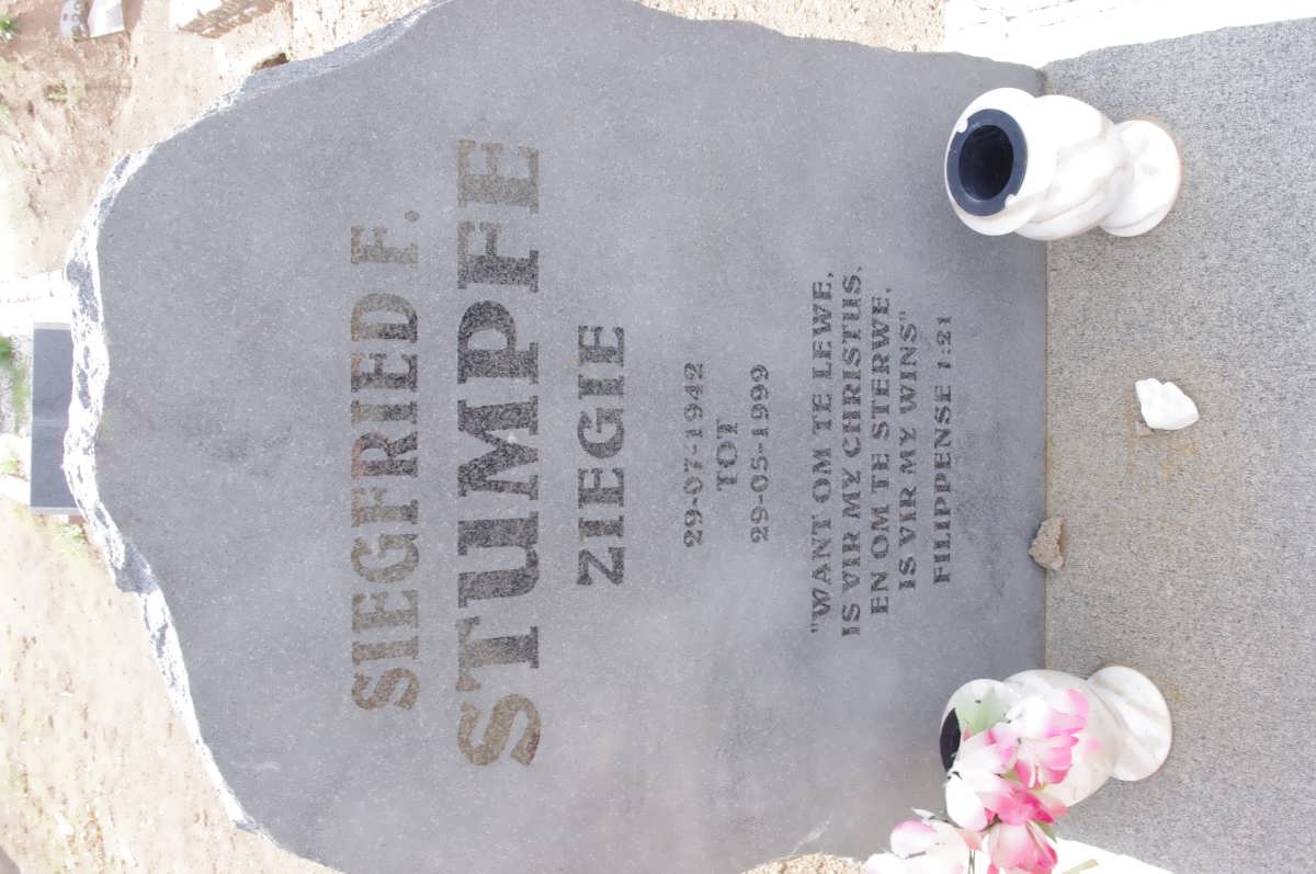 STUMPFE Siegfried F. 1942-1999