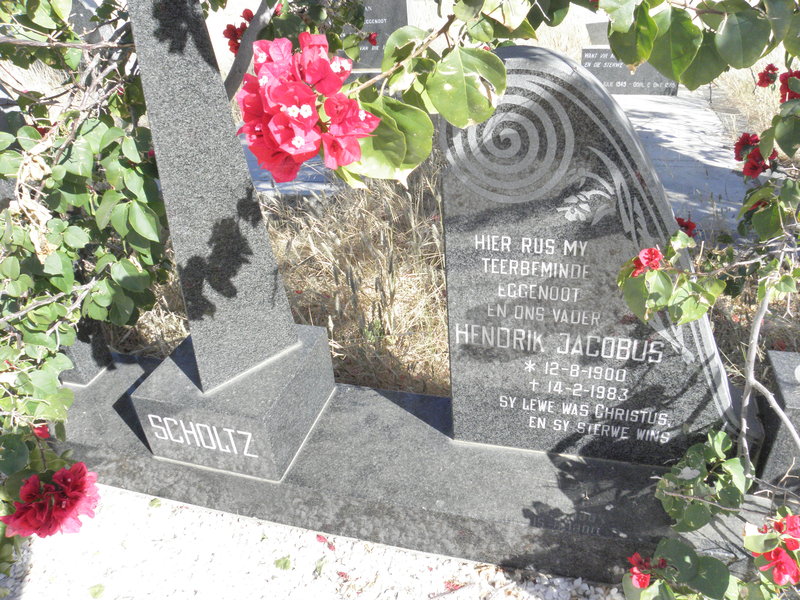 SCHOLTZ Hendrik Jacobus 1900-1983