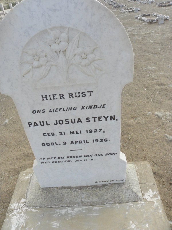 STEYN Paul Josua 1927-1936