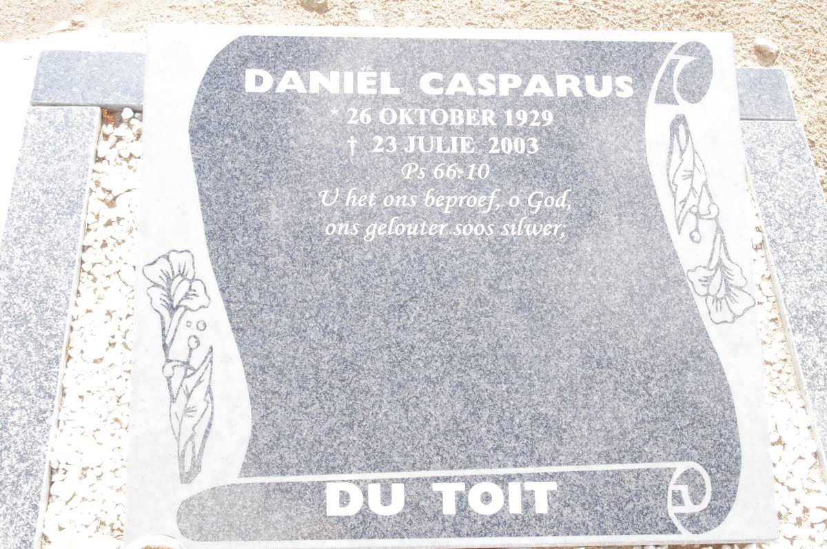 TOIT Daniel Casparus, du 1929-2003