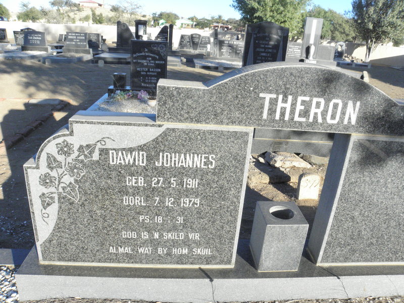 THERON Dawid Johannes 1911-1979