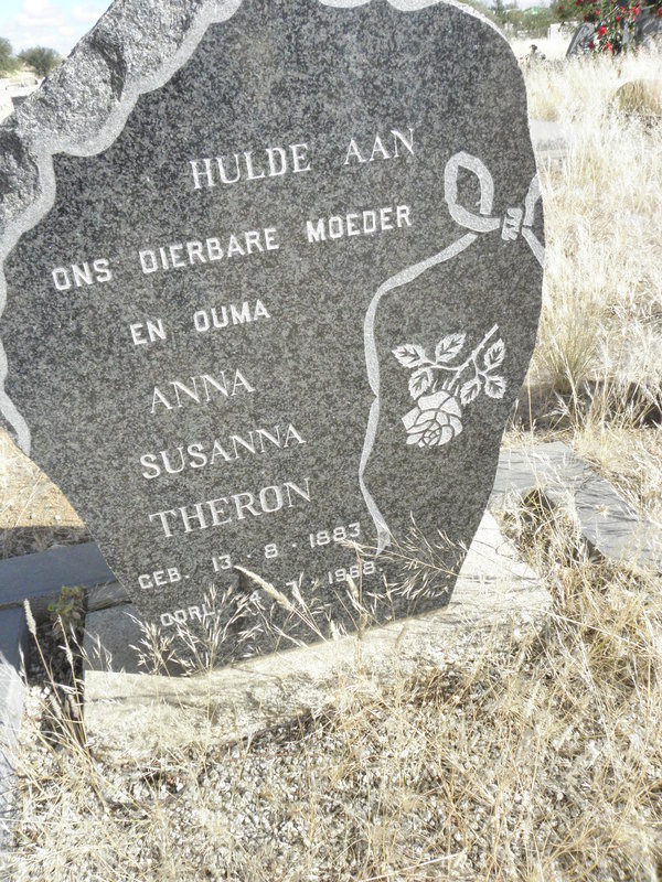 THERON Anna Susanna 1883-1968