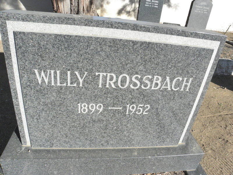 TROSSBACH Willy 1899-1952