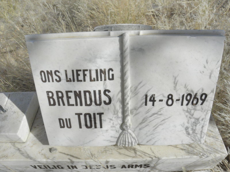 TOIT Brendus, du -1969