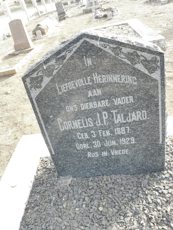 TALJARD Cornelis J.P. 1887-1929