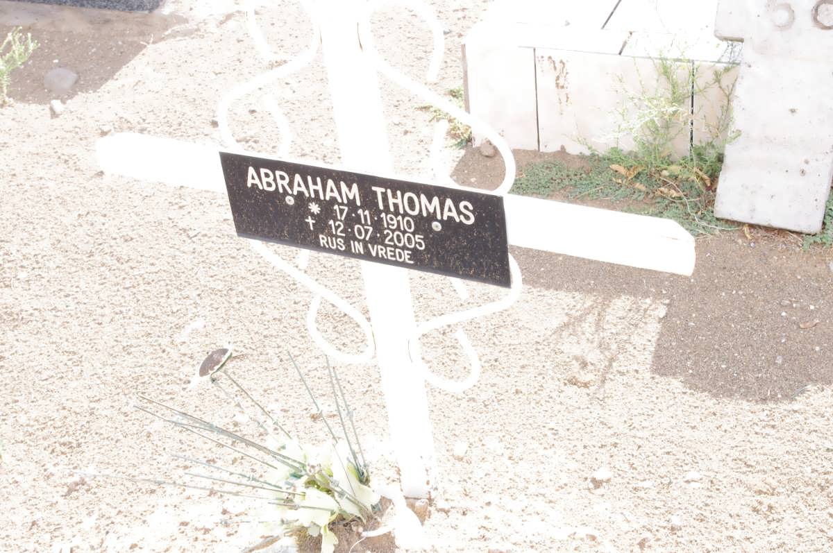 THOMAS Abraham 1910-2005