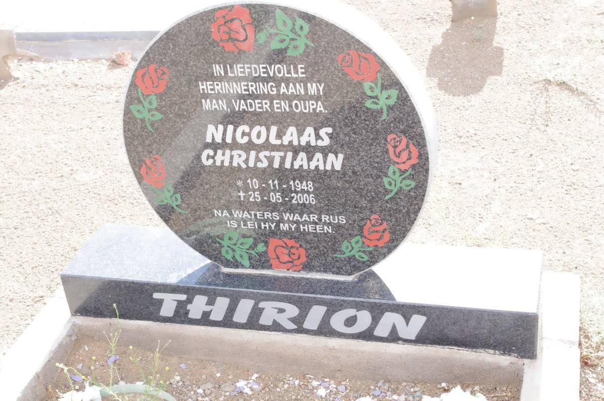 THIRION Nicolaas Christiaan 1948-2006