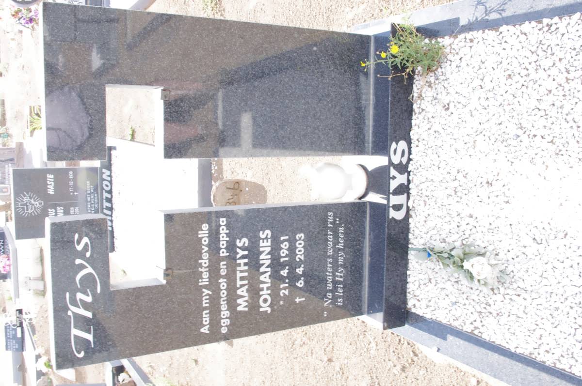 UYS Matthys Johannes 1961-2003