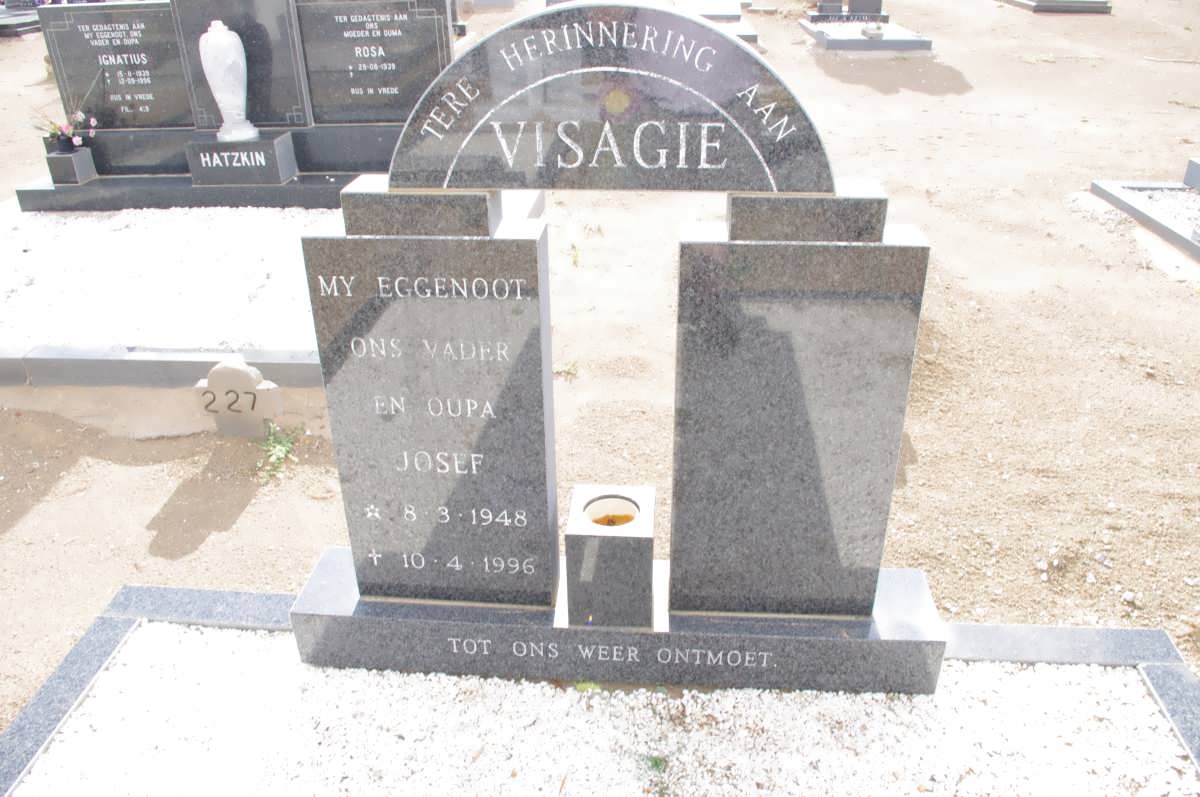 VISAGIE Josef 1948-1996