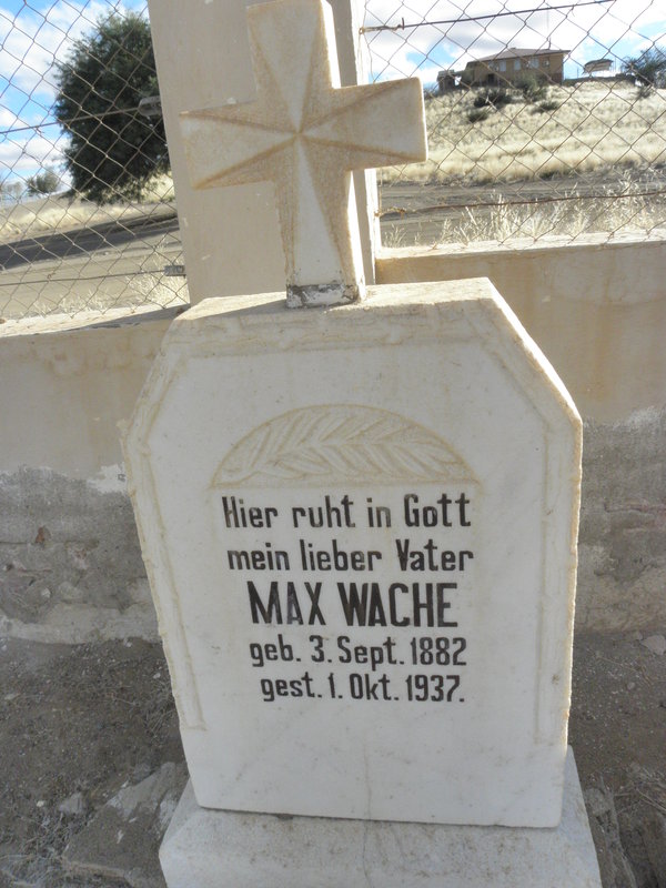 WACHE Max 1882-1937