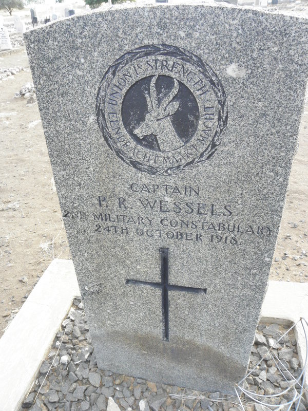 WESSELS P.R. -1918