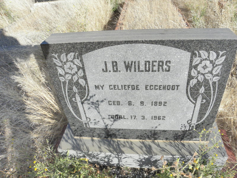 WILDERS J.B. 1892-1962