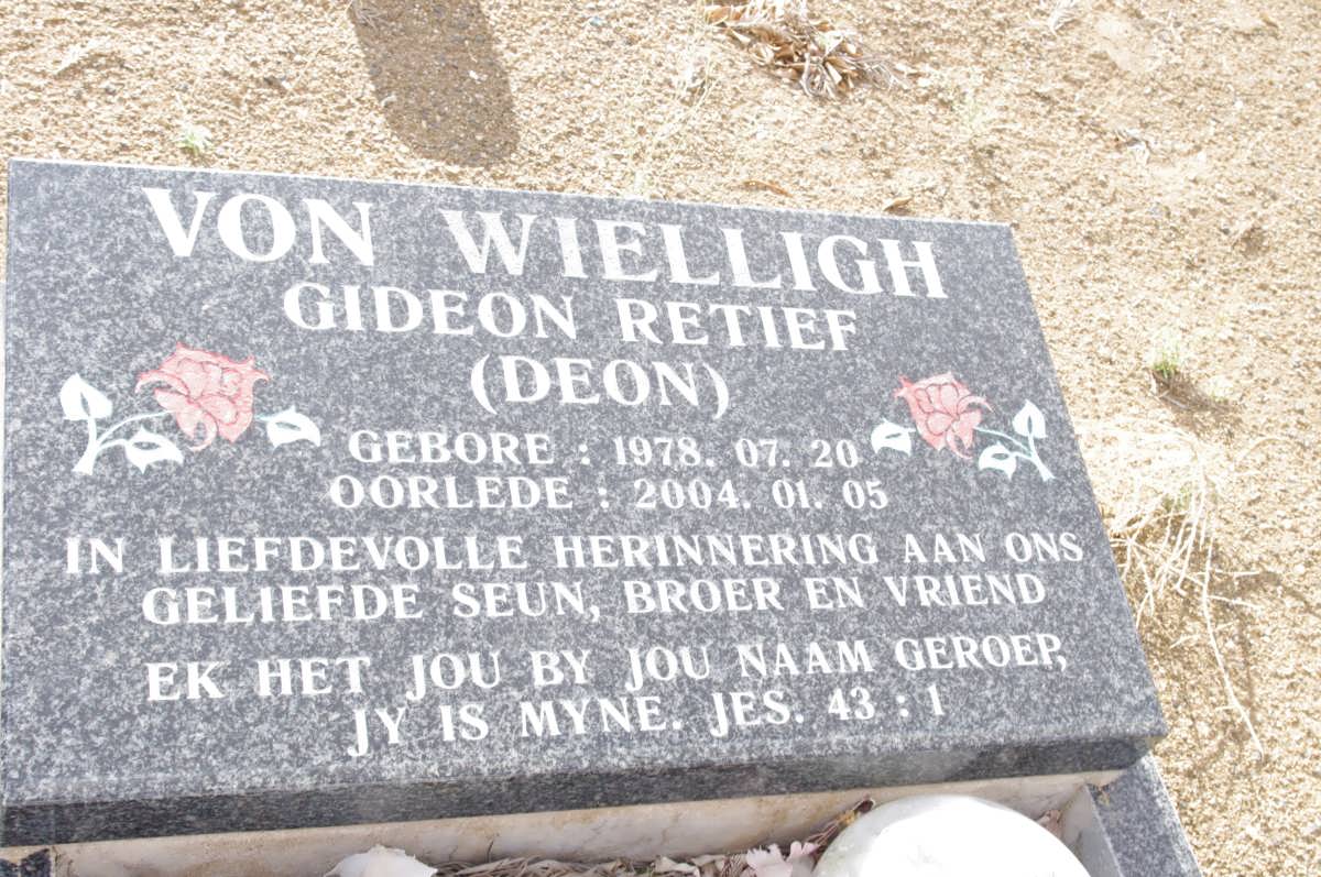 WIELLIGH Gideon Retief, von 1978-2004