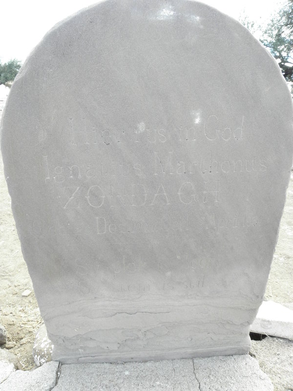 ZONDAGH Ignatius Marthonus 1904-1934