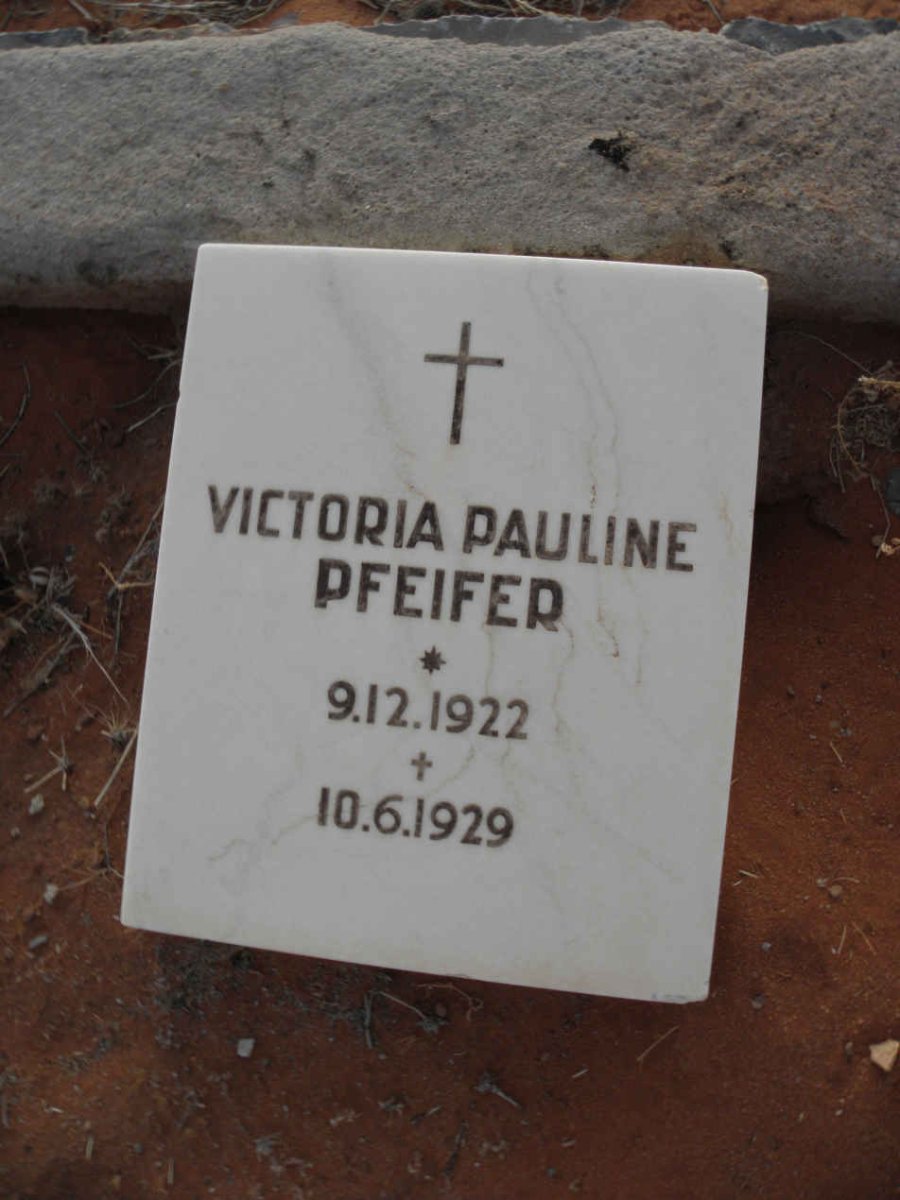 PFEIFER Victoria Pauline 1922-1929
