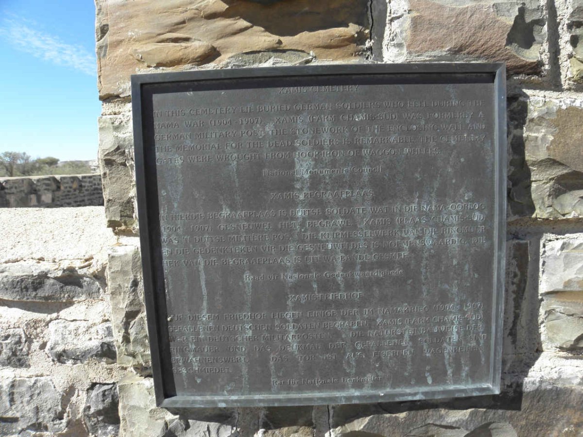 6. Xamis Cemetery, Nama War 1904-1907