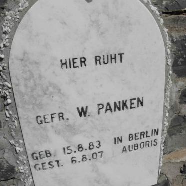 PANKEN W. 1883-1907