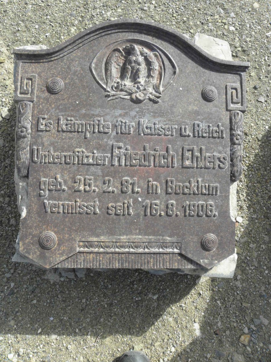 EHLERS Friedrich 1881-1906