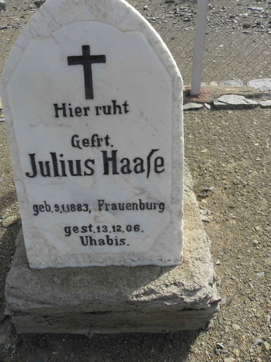 HAASE Julius 1883-1906