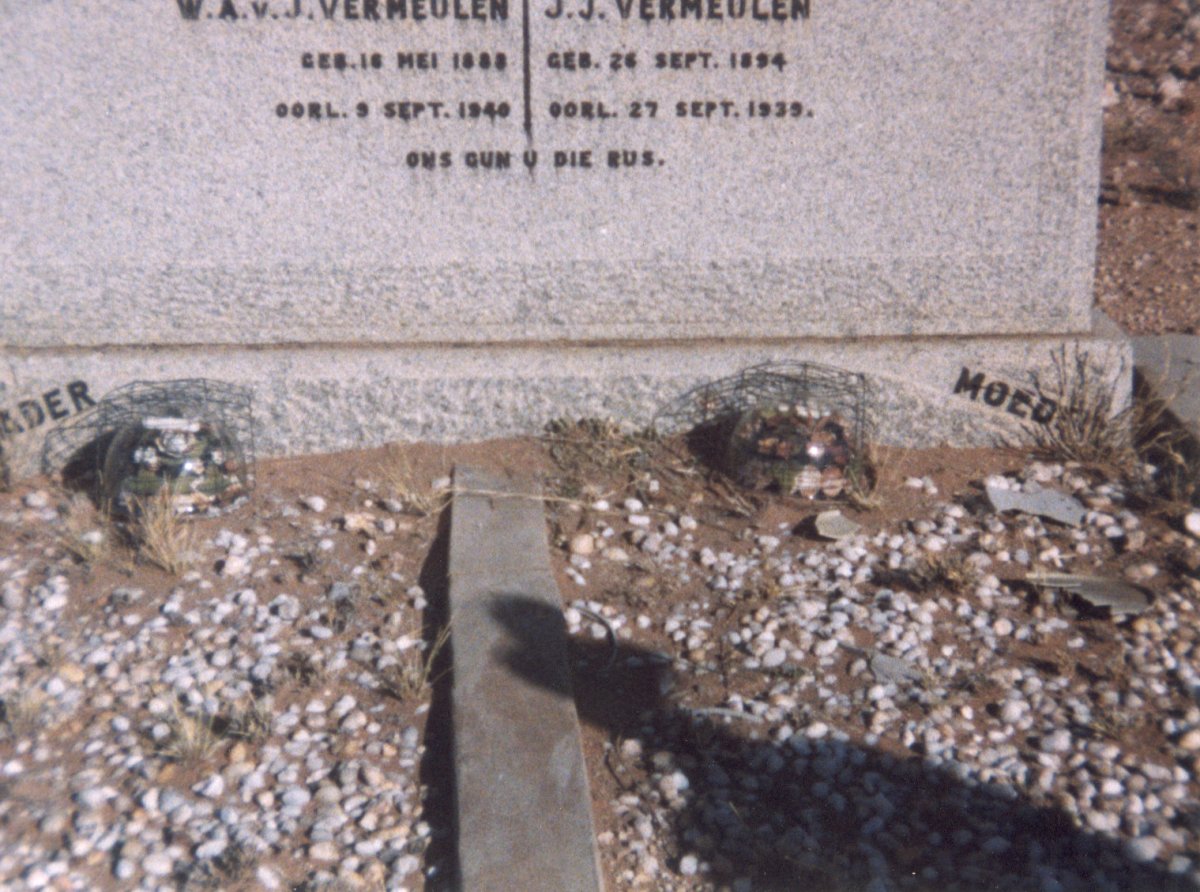 VERMEULEN W.A. v. J. 1888-1949 &amp; J.J. 1894-1939_2 