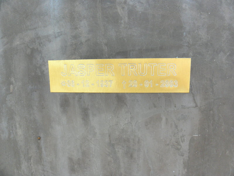 TRUTER Jasper 1937-2003
