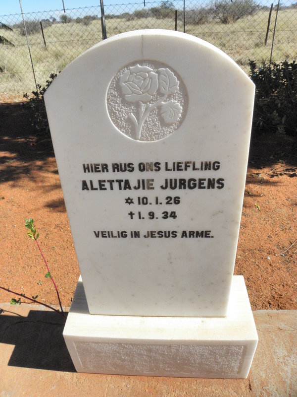 JURGENS Alettajie 1926-1934