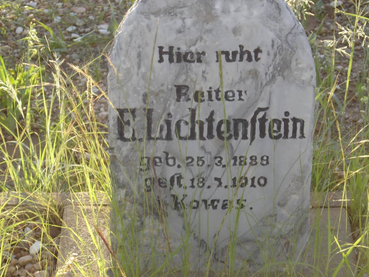 LICHTENSTEIN E.1889-1910