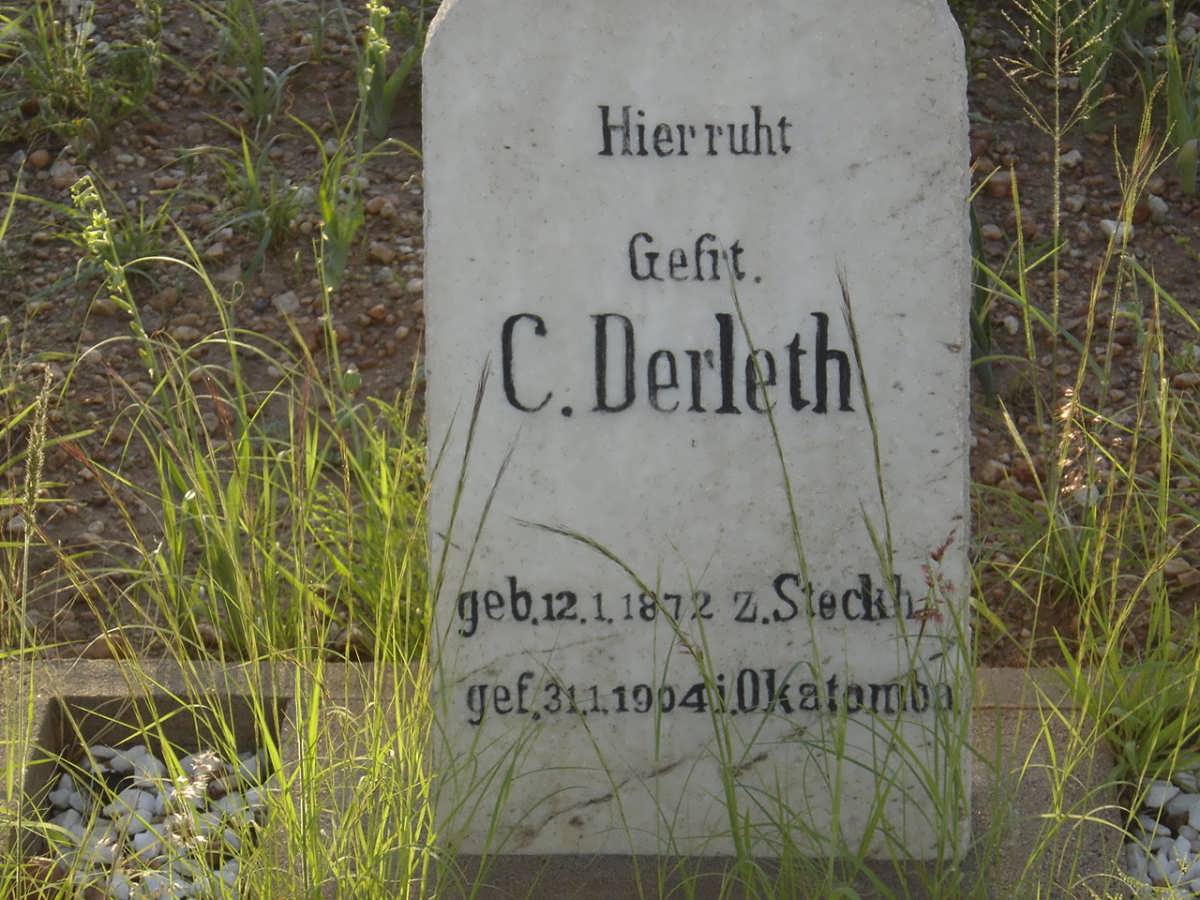 DERLETH C. 1872-1904