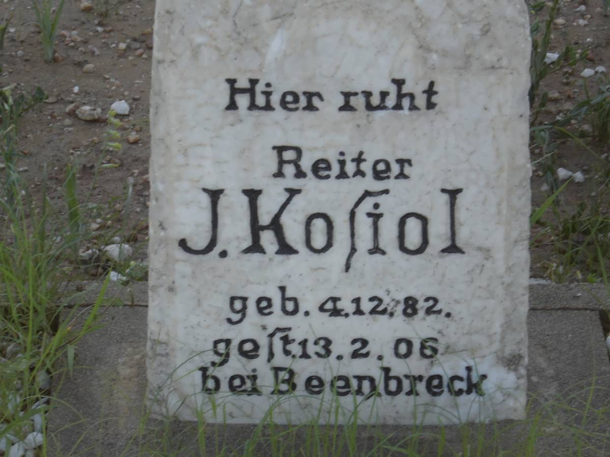 KOSIOL J. 1882-1906